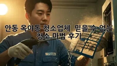 안동 옥야동 청소업체 ✨ 믿을 수 없는 청소 마법 후기! 🪄